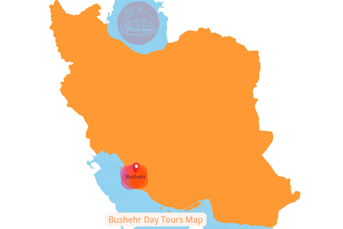 Explore Bushehr trip route on the map!